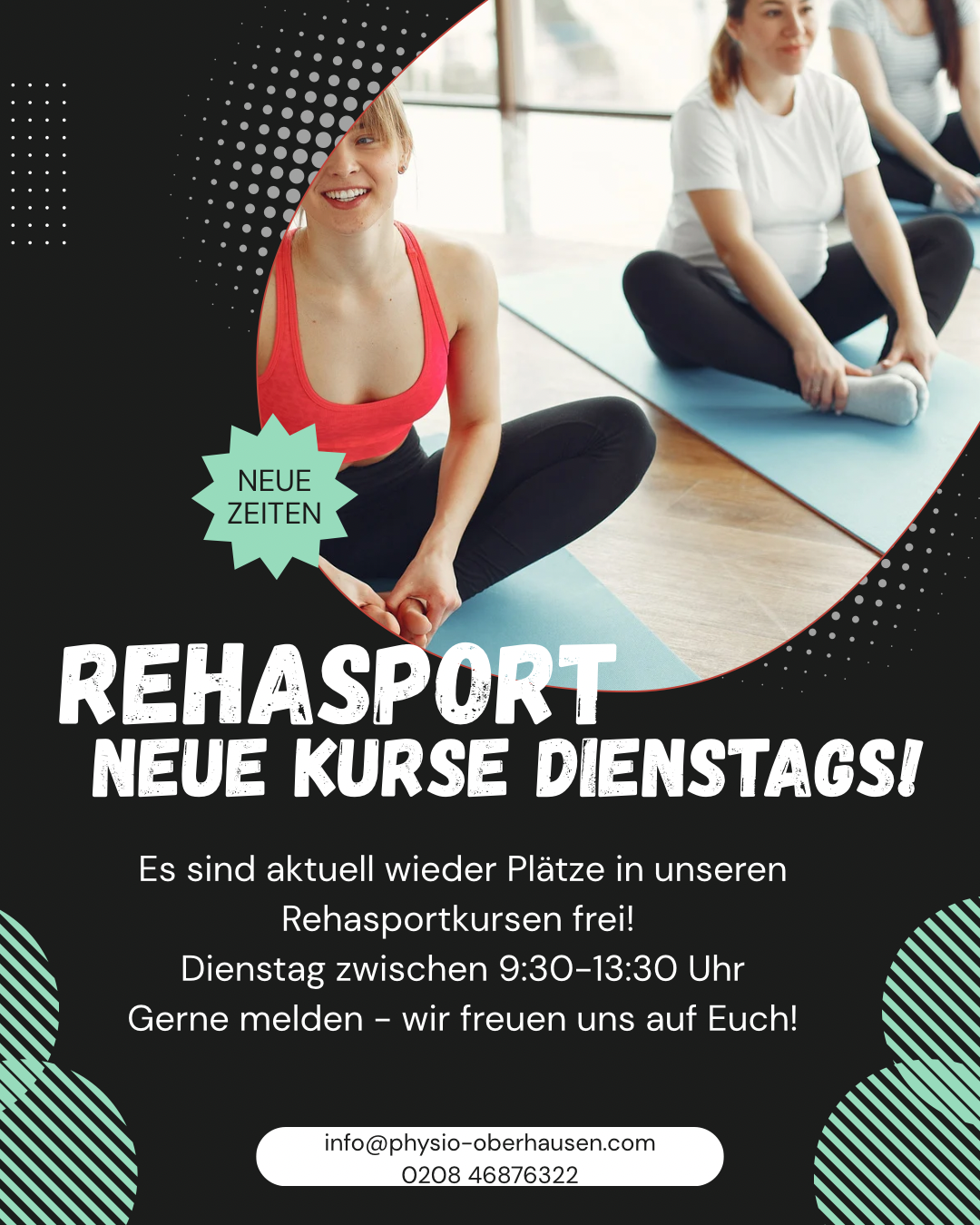 Rehasport - neue Kurse Dienstags!